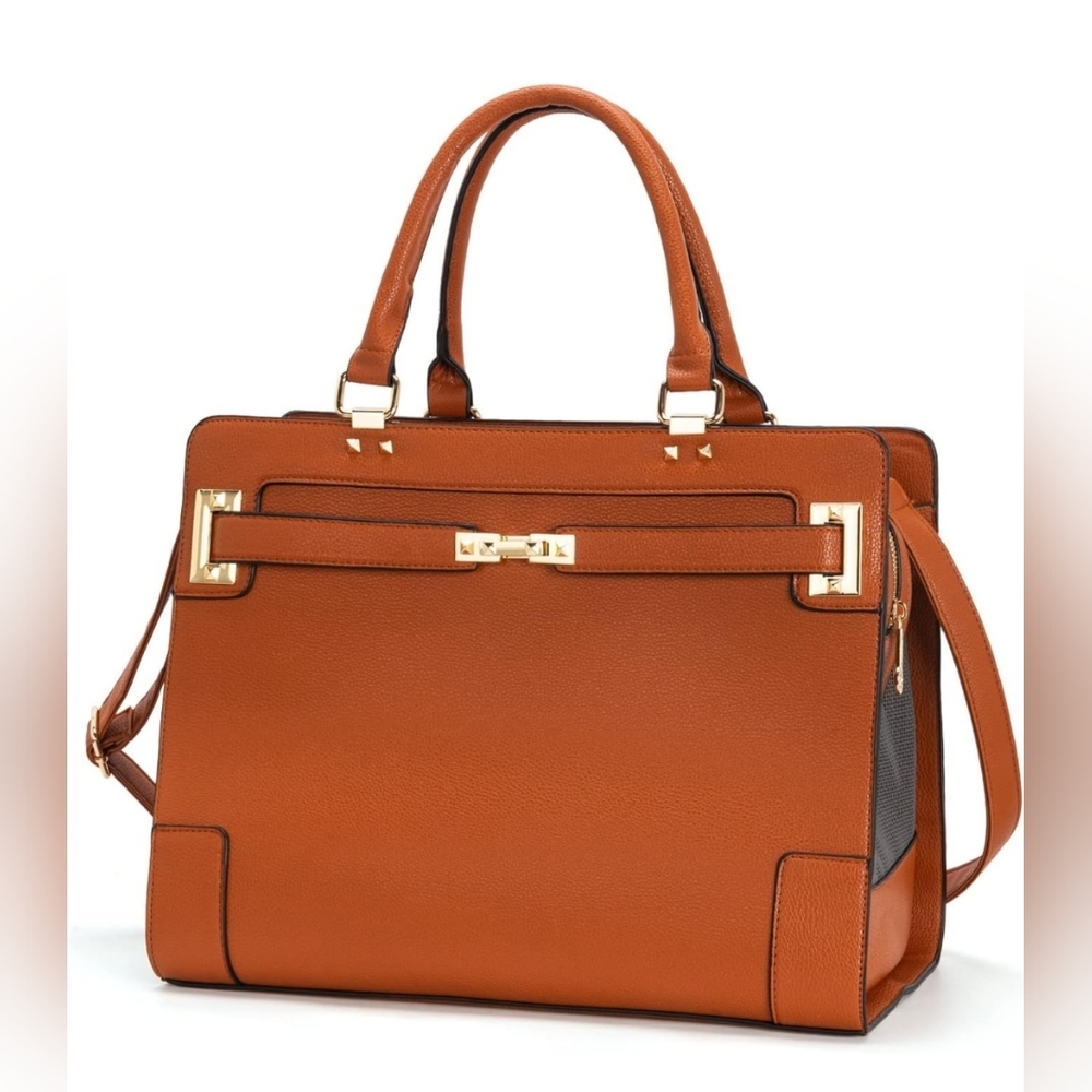 Stylish Tan Dog Carrier